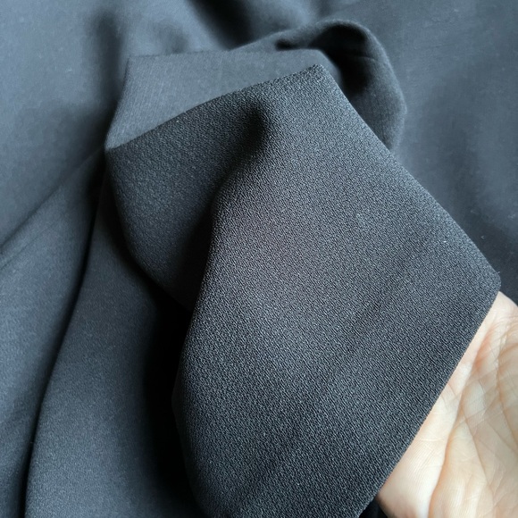 Tristan Pants Straight Wide Leg Black Vintage Tristan & Iseut - Picture 12 of 12